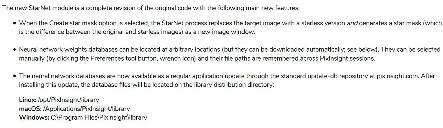 StarNet console 顯示執行進度