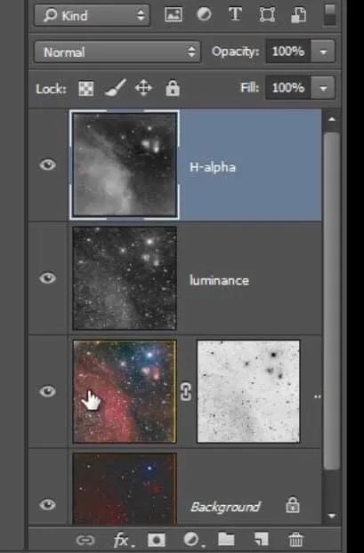 Photoshop 常用混合模式的操作畫面