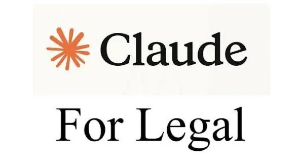 Claude for Legal 的標題圖,Claude 的星芒標誌搭配「For Legal」字樣