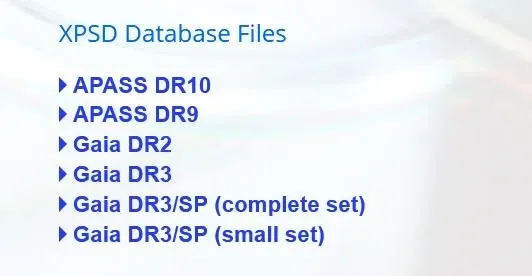 下載並設定 Gaia DR3/SP 資料庫