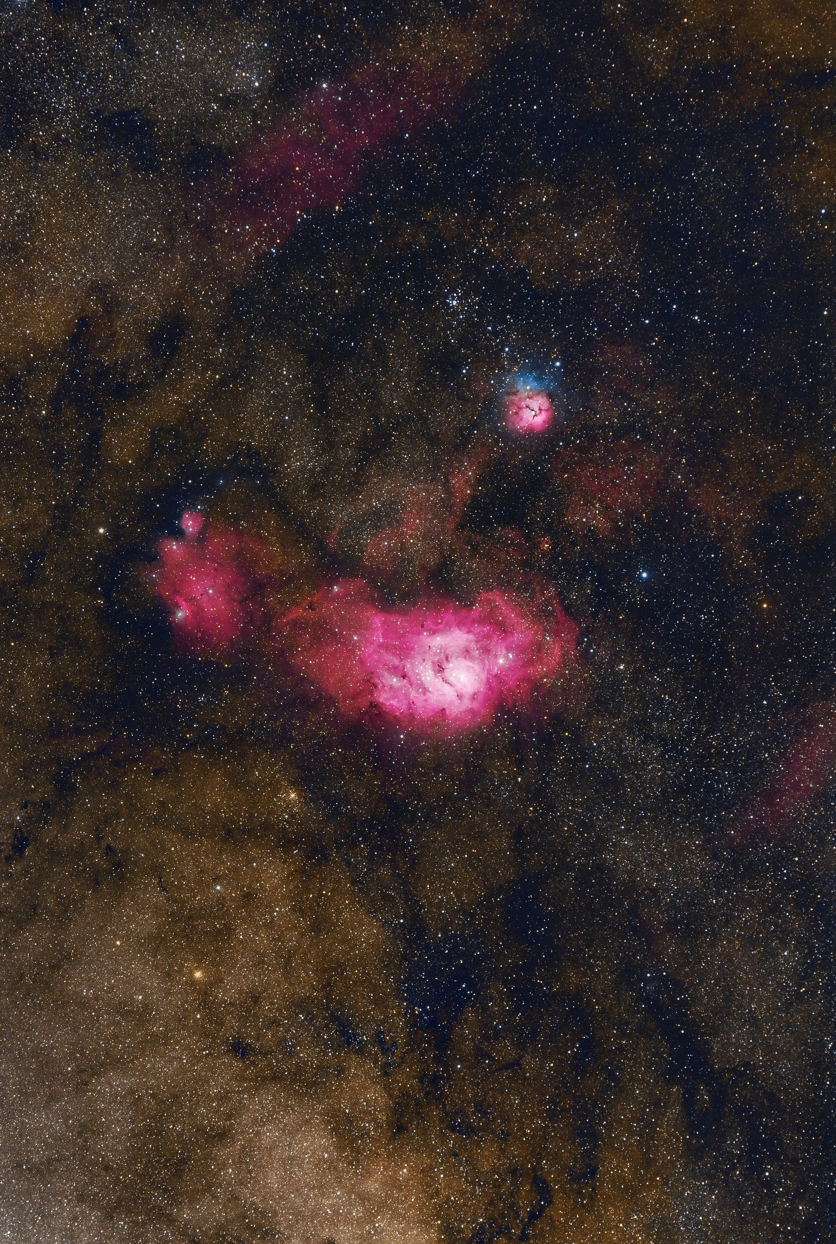 M8, M20 & NGC 6559
