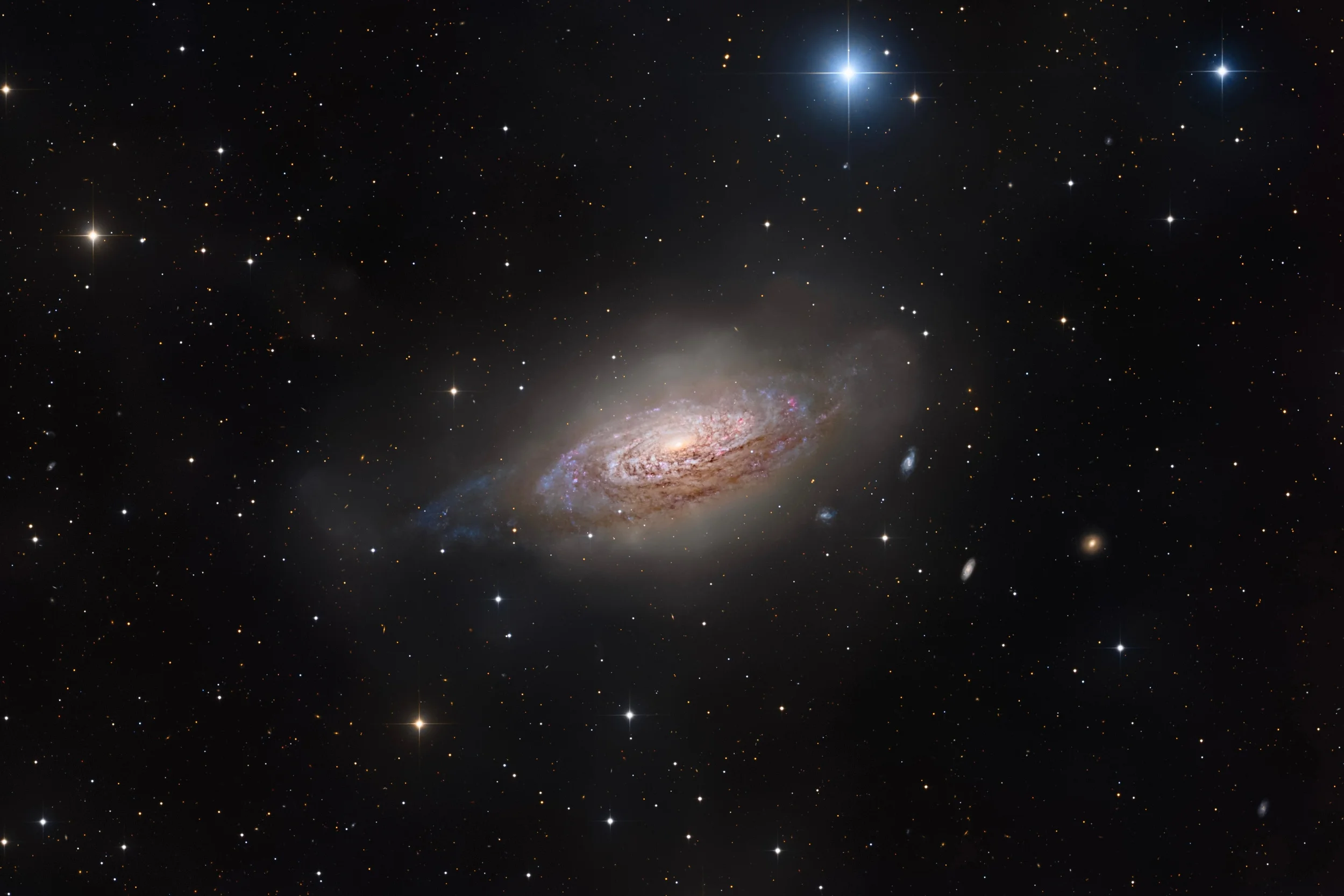 NGC 3521 Bubble Galaxy