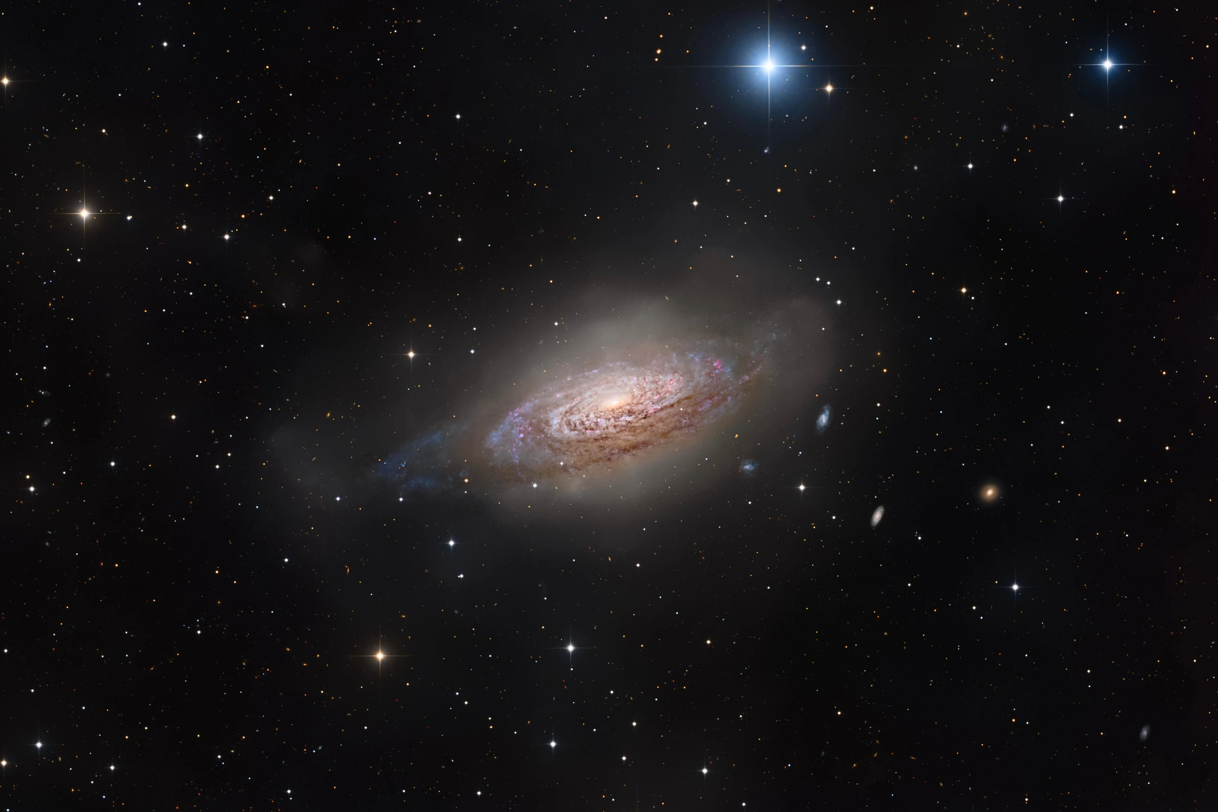 NGC 3521 Bubble Galaxy
