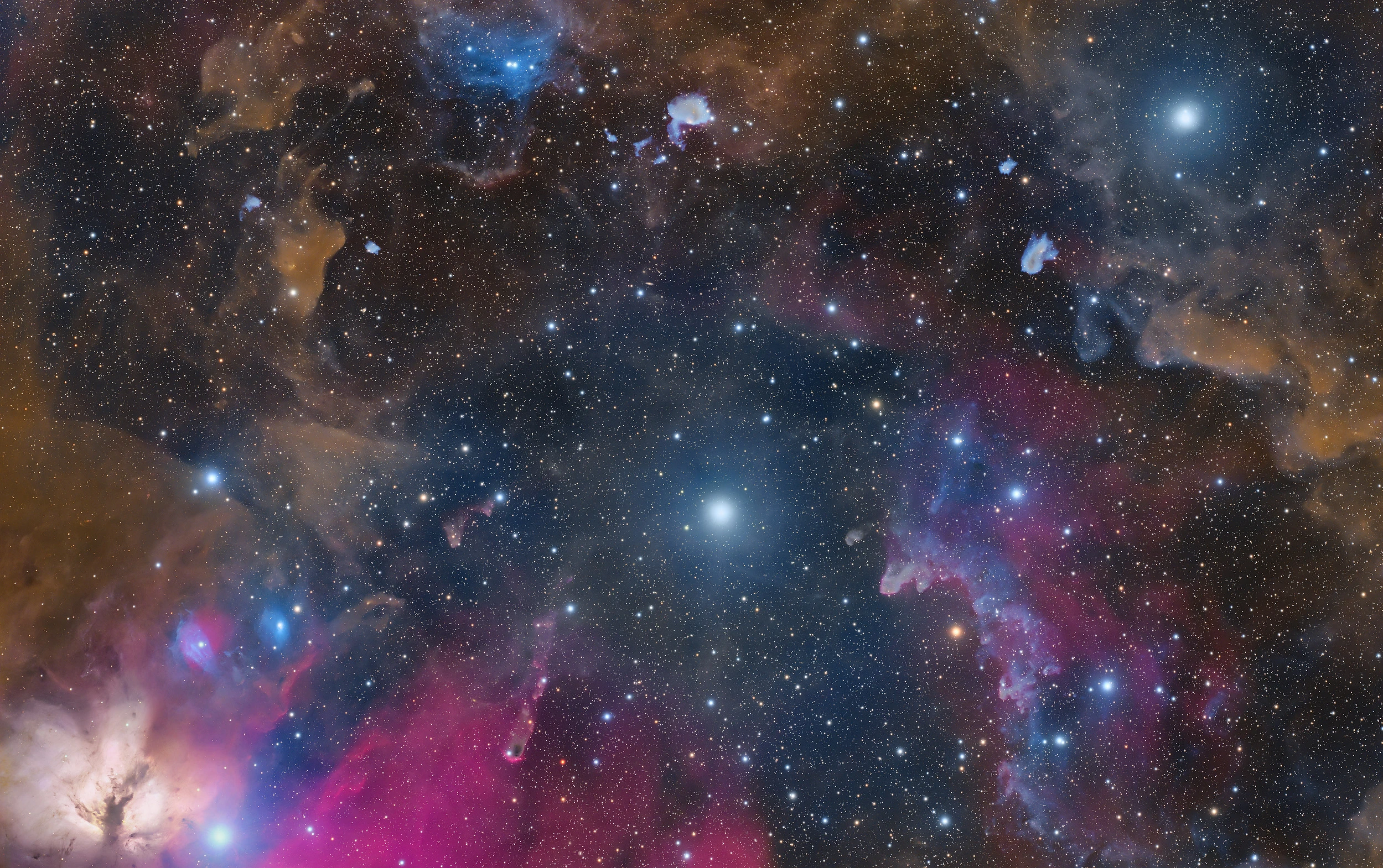 Orion's Belt and Surroundings