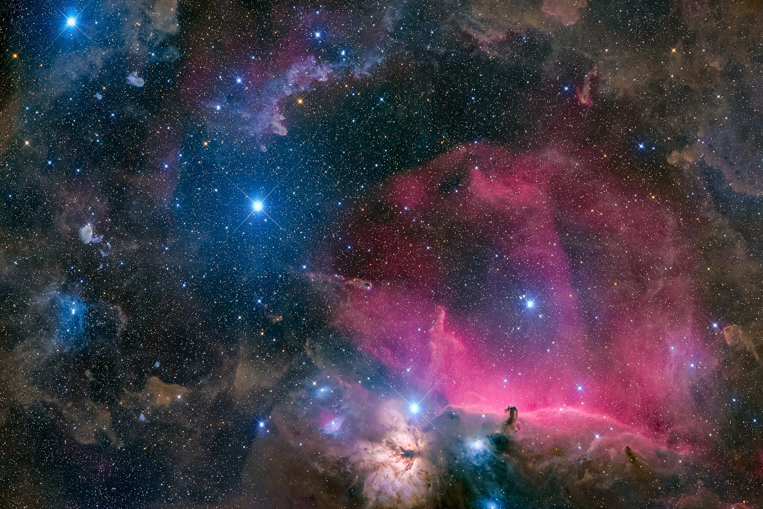 Orion's Belt and Surroundings
