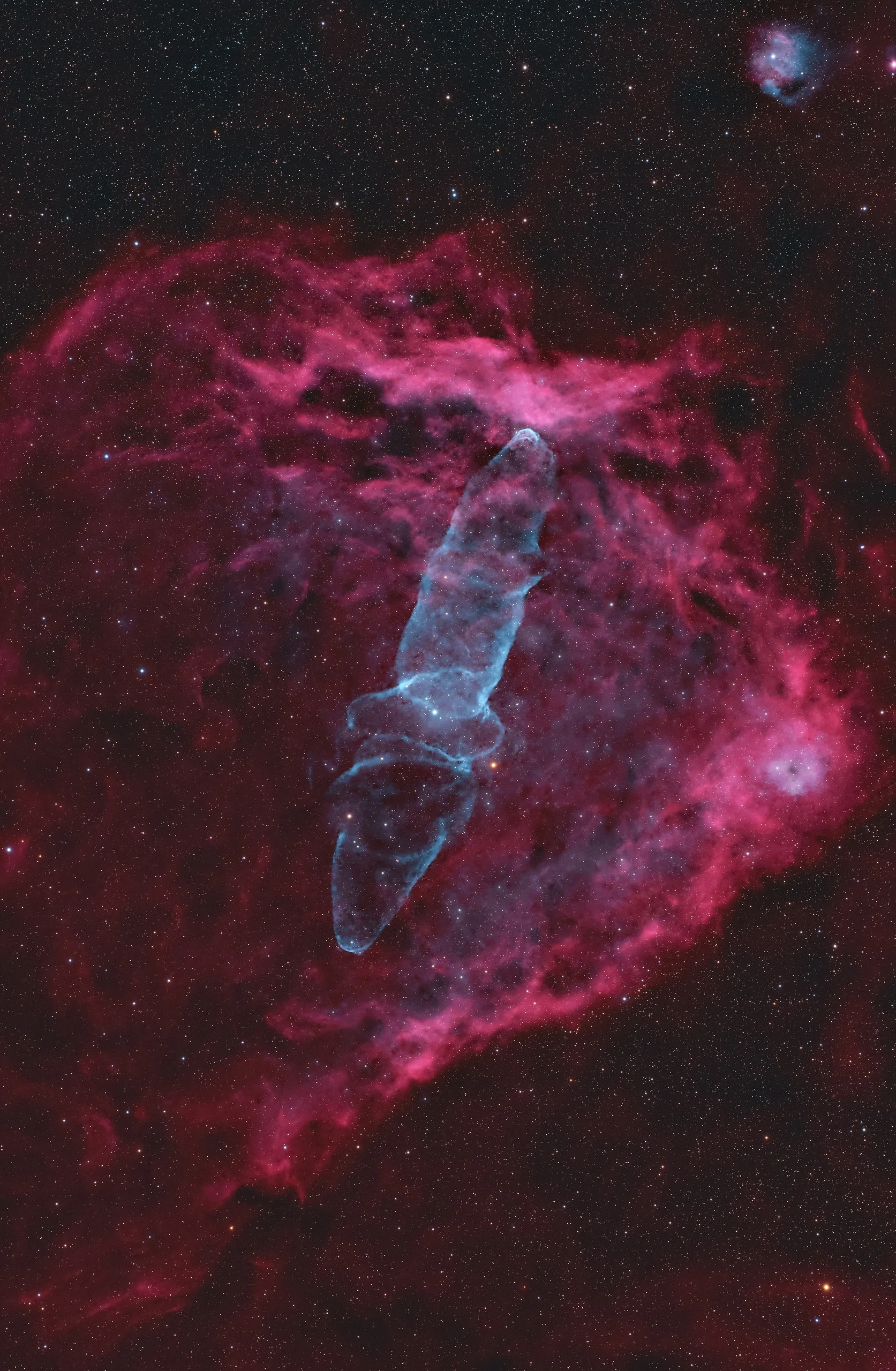 OU4 & Sh2-129 Cosmic Squid
