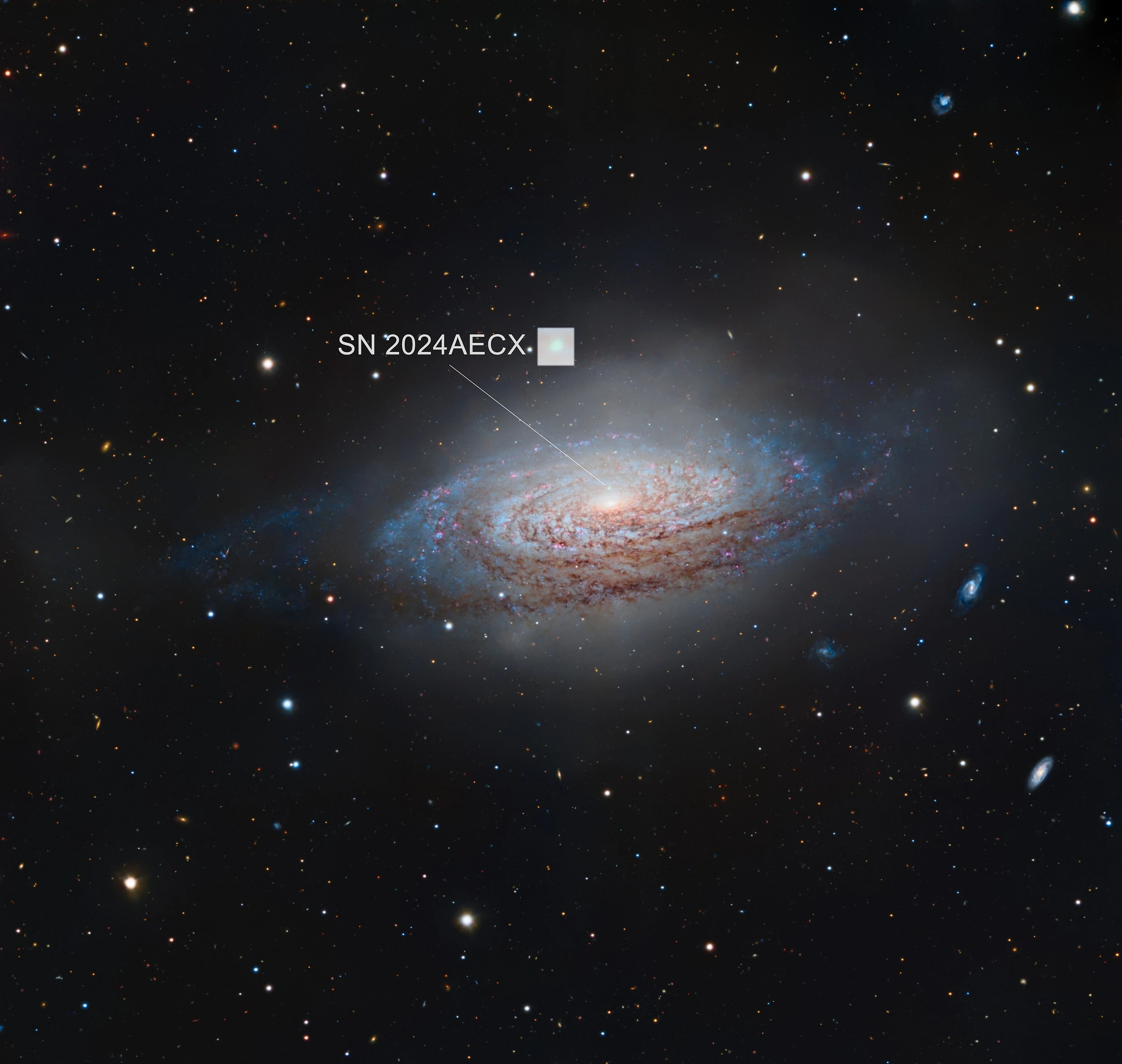 SN 2024AECX ft. NGC 3521